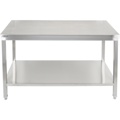 Premium arbejdsbord med underhylde 304 rustfrit stål egnet til udendørs brug 1600x600x900mm | Adexa Elite ET2160