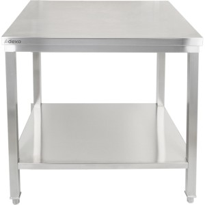Premium arbejdsbord med underhylde 304 rustfrit stål egnet til udendørs brug 400x600x900mm | Adexa Elite ET26040