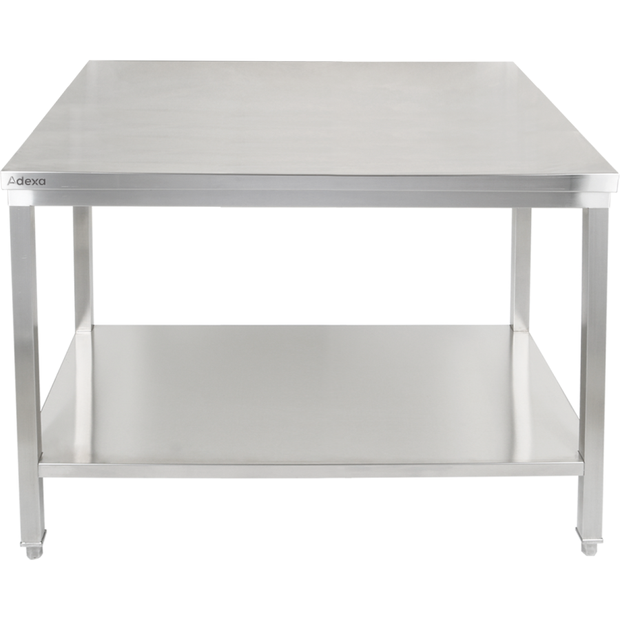 Premium arbejdsbord med underhylde 304 rustfrit stål egnet til udendørs brug 1200x700x900mm | Adexa Elite ET270120