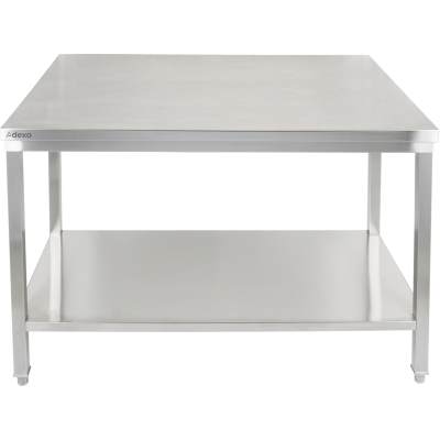 Premium arbejdsbord med underhylde 304 rustfrit stål egnet til udendørs brug 1400x700x900mm | Adexa Elite ET270140