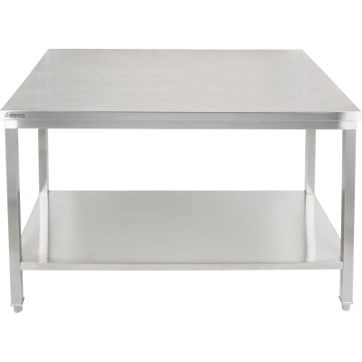 Premium arbejdsbord med underhylde 304 rustfrit stål egnet til udendørs brug 1500x700x900mm | Adexa Elite ET270150