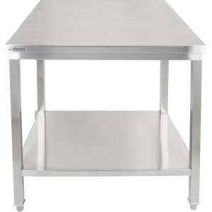 Premium arbejdsbord med underhylde 304 rustfrit stål egnet til udendørs brug 400x700x900mm | Adexa Elite ET27040