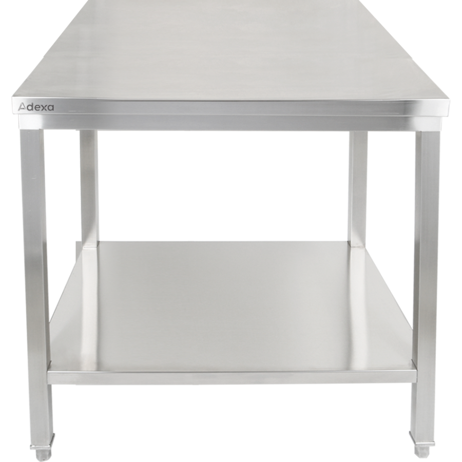 Premium arbejdsbord med underhylde 304 rustfrit stål egnet til udendørs brug 400x700x900mm | Adexa Elite ET27040