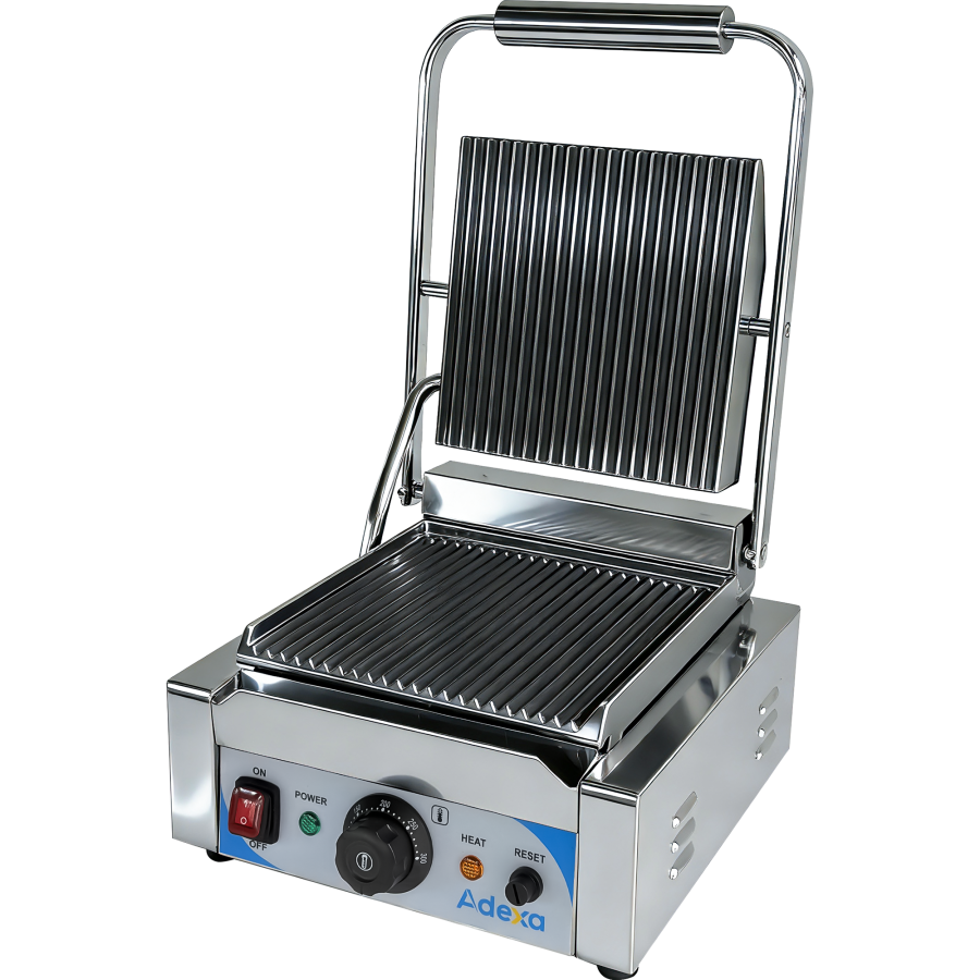 Professionel Klemmegrill / Paninigrill Riflet 1,8 kW | Adexa IEG811R