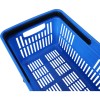 Indkøbskurv i plast 27 liter 480x325x250mm Blå | Adexa PH001BE