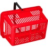 Indkøbskurv i plast 27 liter 480x325x250mm Rød | Adexa PH001R