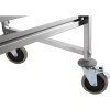 Kantinevogn Dobbelt 12xGN1/1 kantiner/bakker Rustfrit stål 740x550x970mm Akselafstand 80mm | Adexa RTD1106