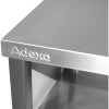 Vægskab med glasskydedøre i rustfrit stål 1000x400x800mm | Adexa SWCGDHH100402