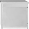 Vægskab med glassvingdøre i rustfrit stål 800x400x800mm | Adexa SWCGDHH80402