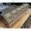 Kommerciel kantine holder inklusive 6xGN1/6-100mm pander og låg | Adexa CHD06A
