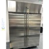 Professionel fryseskab GN2/1 1200 liter Dobbeltdør Rustfrit stål Ventileret | Adexa F1200V