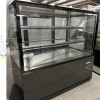 Kagemontre Lige front Sort 1500x730x1200mm 2 hylder LED-belysning | Adexa GN1500R2BLACK