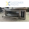 Bageriovn Elektrisk 1 kammer 2 x 400x600mm bakker 400°C Digital styring 6,6kW 400V | Adexa HTD20KI