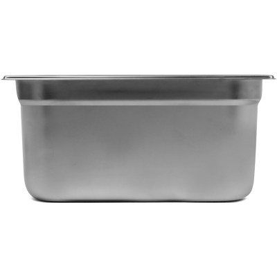 Kantine i rustfrit stål GN2/3 Dybde 100mm | Adexa 8234